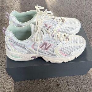 New Balance 530 Sea Salt Ice Wine